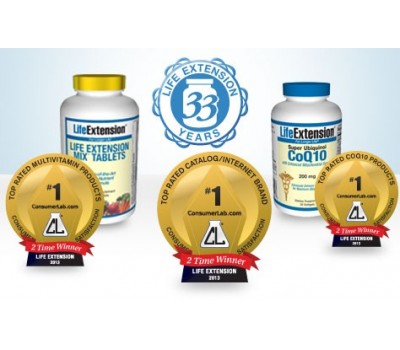 Life Extension: Rated Number One By Dietary Supplement Customers for second consecutive year