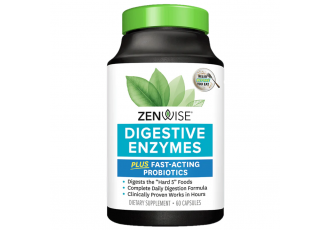Zenwise Digestive Enzymes Plus Fast-Acting Probiotics, 60 vege caps
